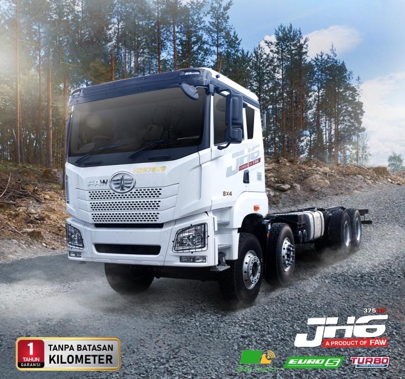 FAW HD375CG 8x4 (Euro 5) truk